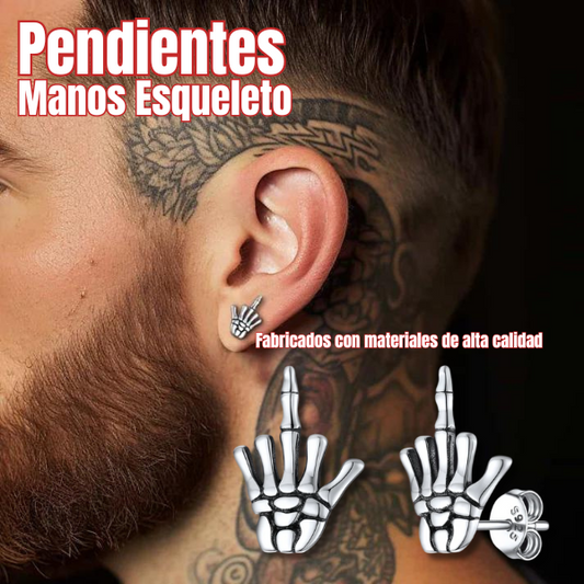 ☠Pendientes Manos Esqueleto☠