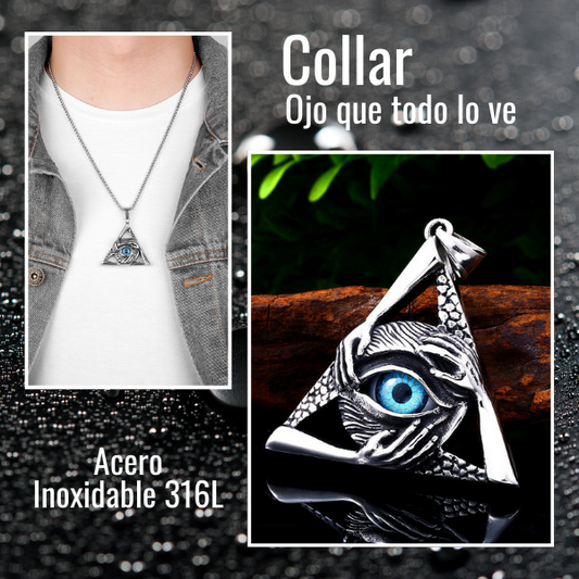 👁Collar Ojo que Todo lo Ve👁