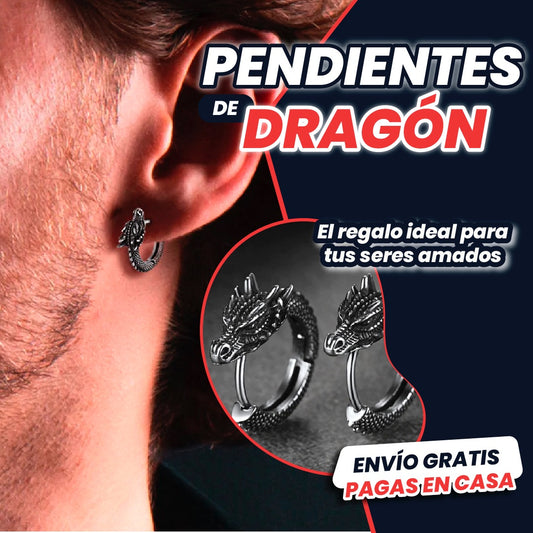 🐉Aretes De Dragón Eterno🐉